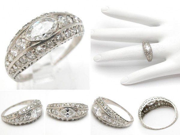 antique diamond rings
