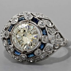 art deco engagement rings